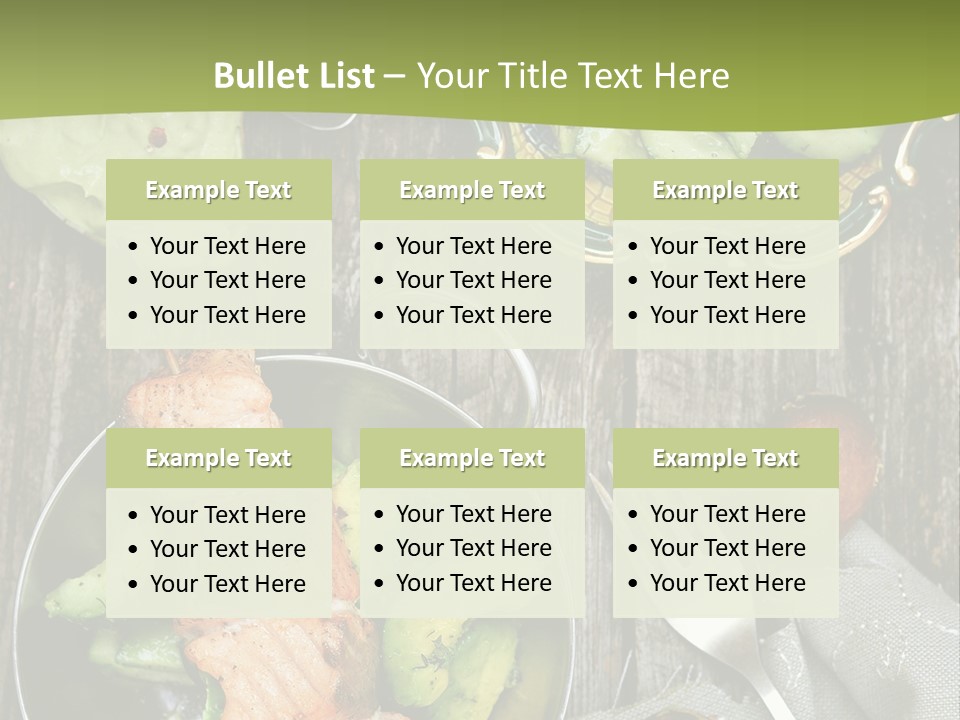 Delicacy Slice Orange PowerPoint Template