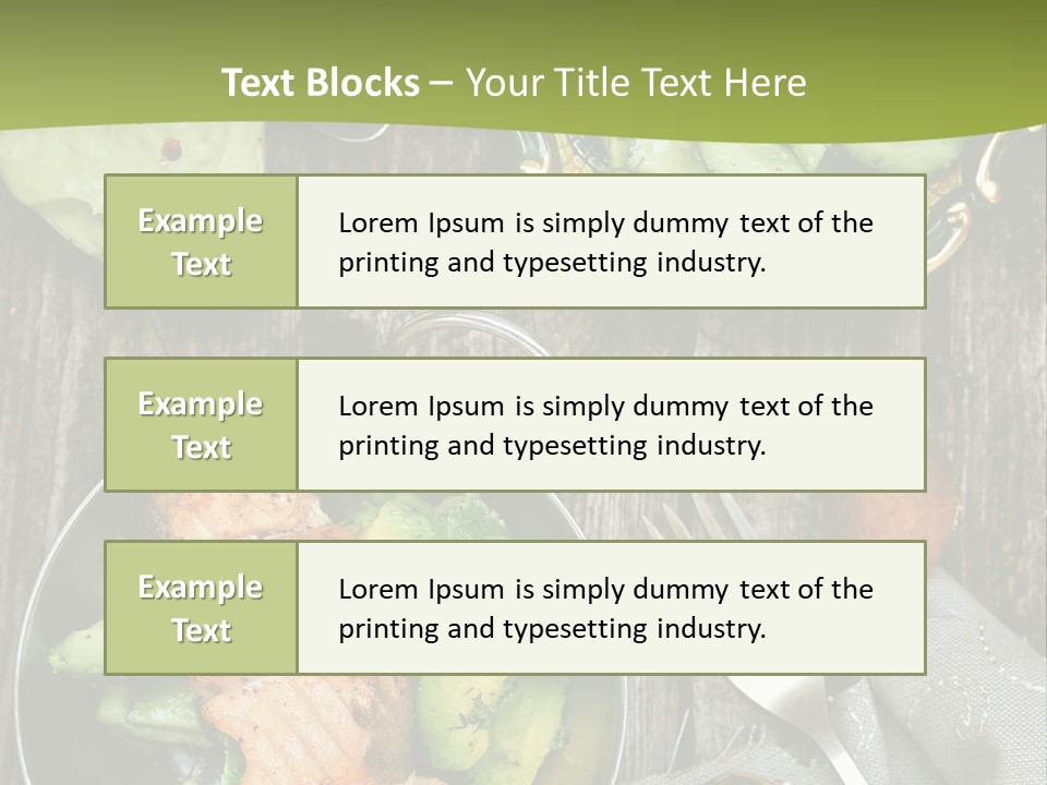 Delicacy Slice Orange PowerPoint Template