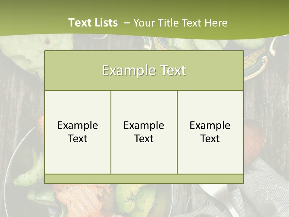 Delicacy Slice Orange PowerPoint Template