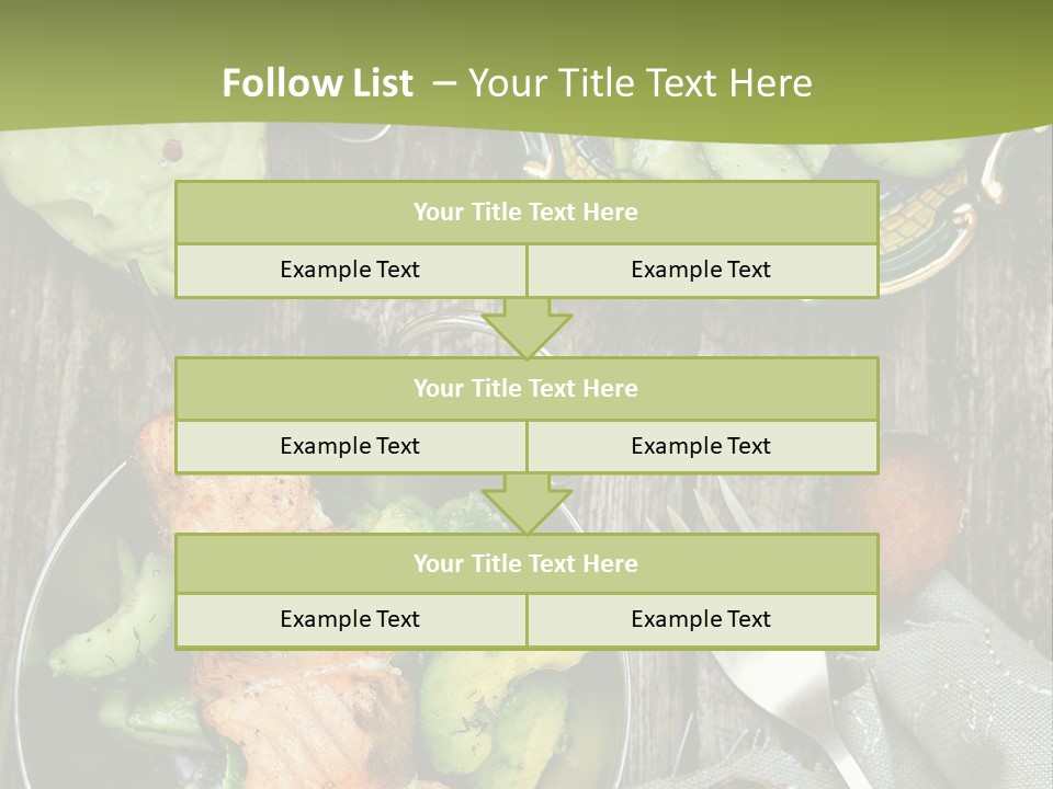 Delicacy Slice Orange PowerPoint Template