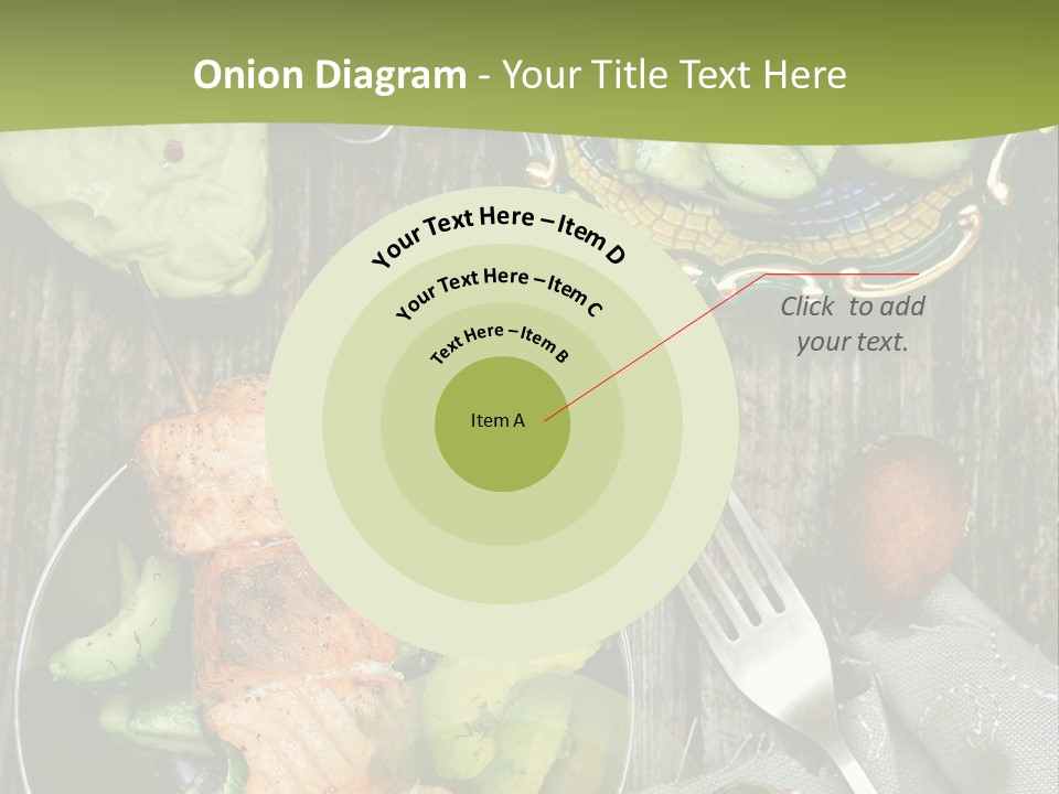 Delicacy Slice Orange PowerPoint Template