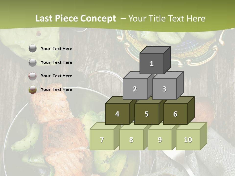 Delicacy Slice Orange PowerPoint Template