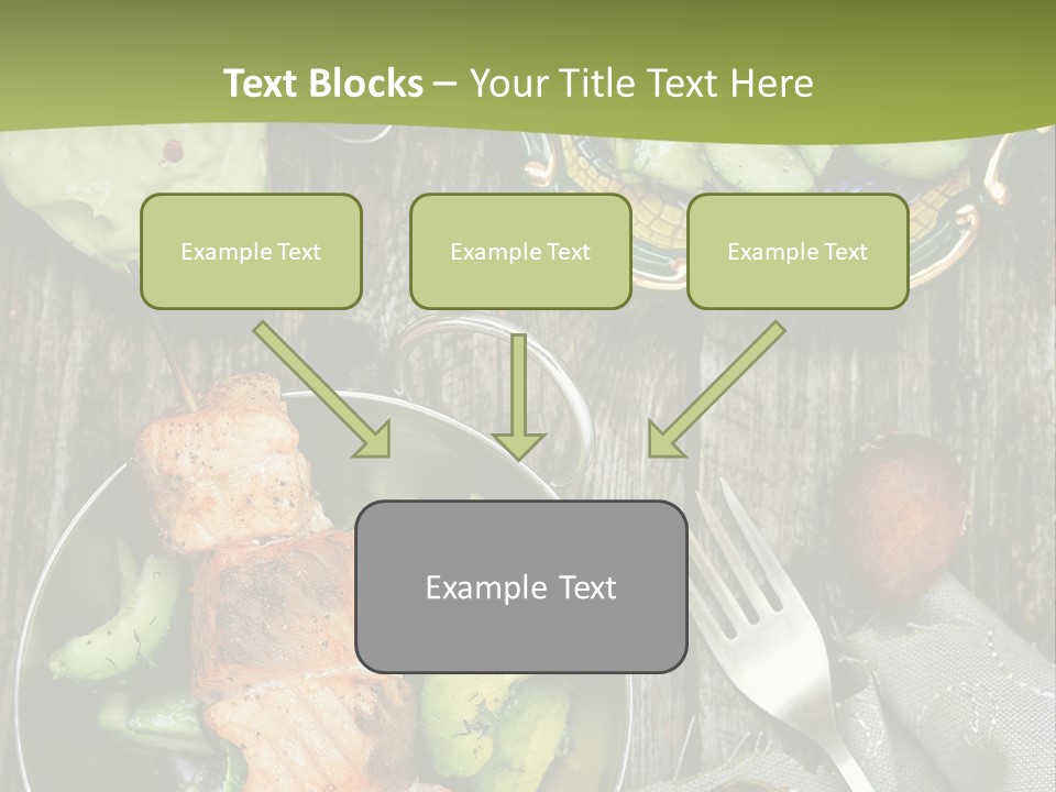 Delicacy Slice Orange PowerPoint Template