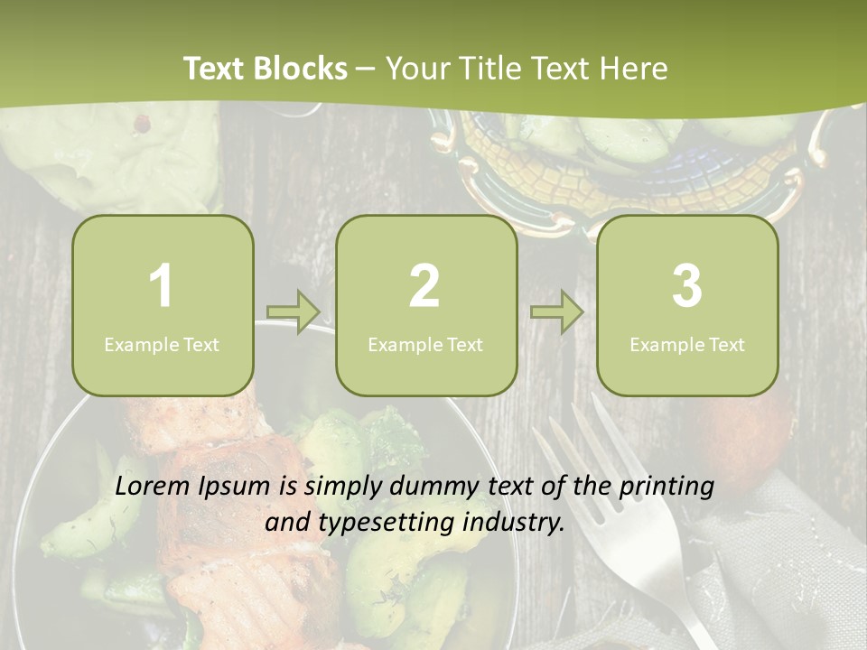 Delicacy Slice Orange PowerPoint Template