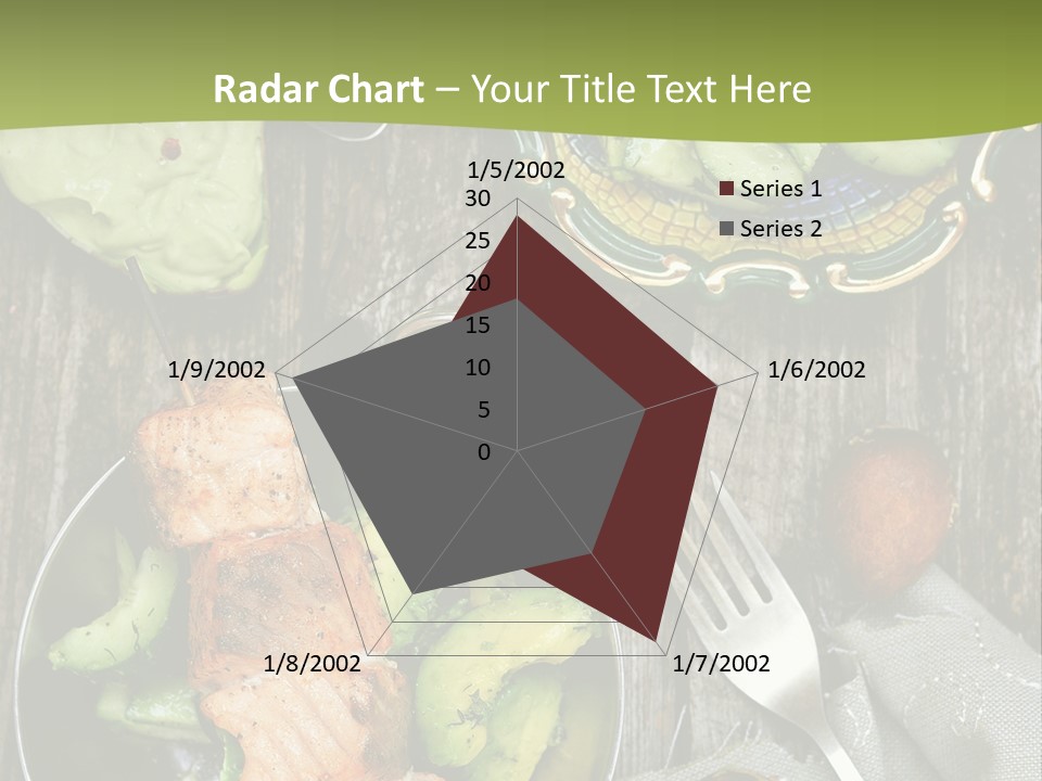 Delicacy Slice Orange PowerPoint Template