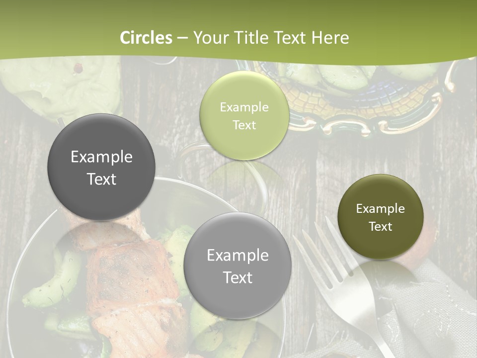Delicacy Slice Orange PowerPoint Template