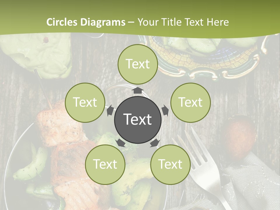 Delicacy Slice Orange PowerPoint Template