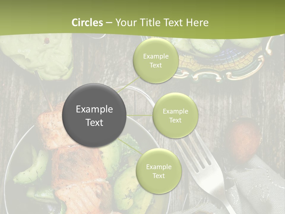 Delicacy Slice Orange PowerPoint Template