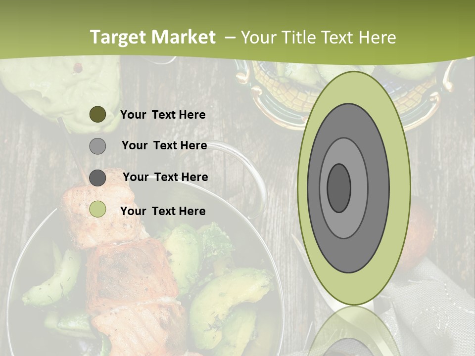 Delicacy Slice Orange PowerPoint Template