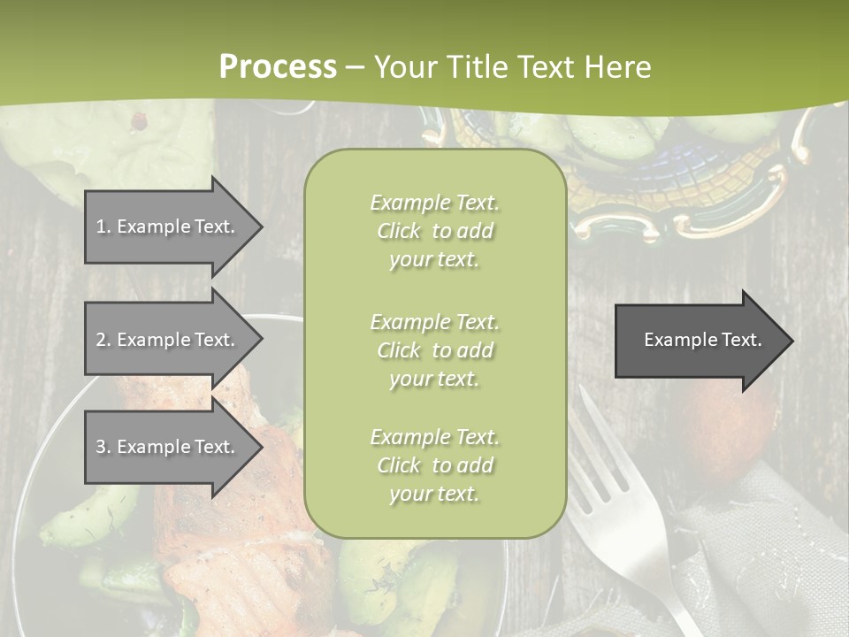 Delicacy Slice Orange PowerPoint Template