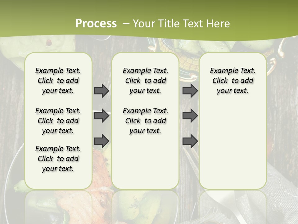 Delicacy Slice Orange PowerPoint Template