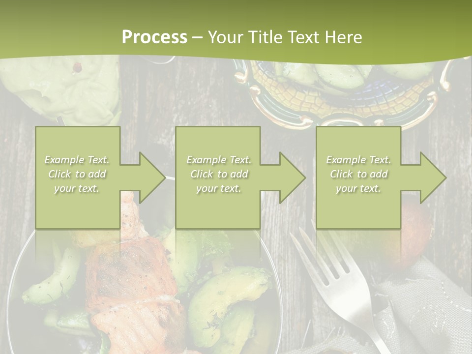 Delicacy Slice Orange PowerPoint Template