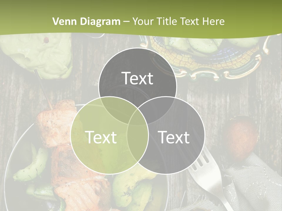 Delicacy Slice Orange PowerPoint Template
