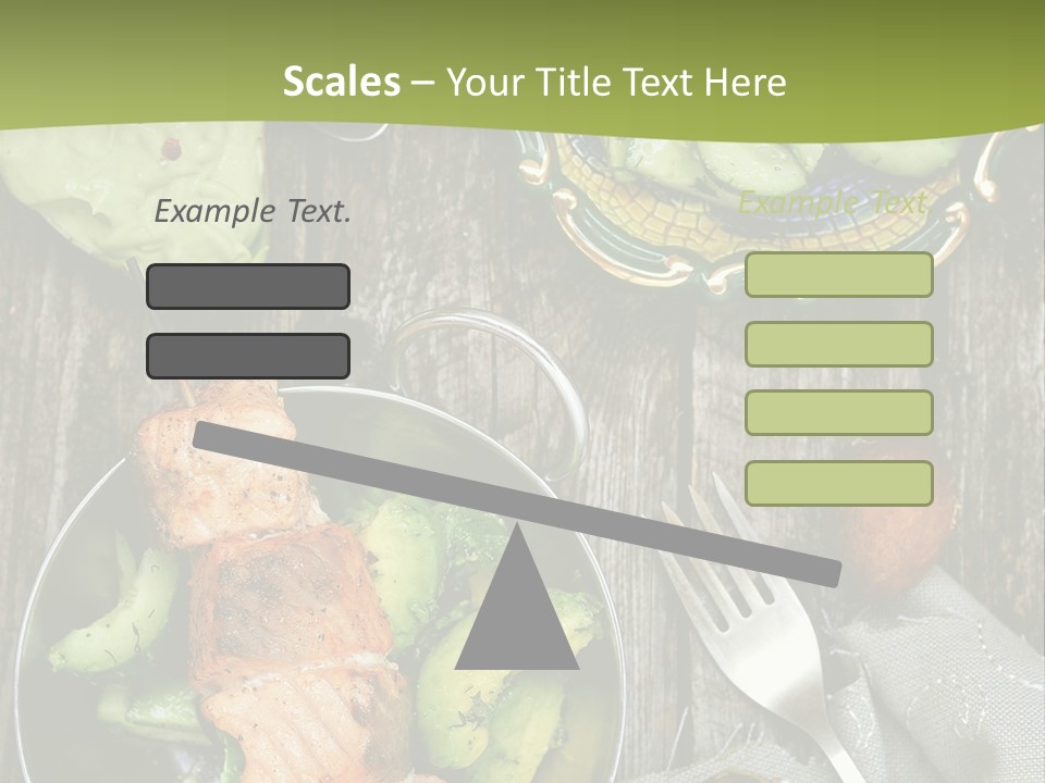 Delicacy Slice Orange PowerPoint Template