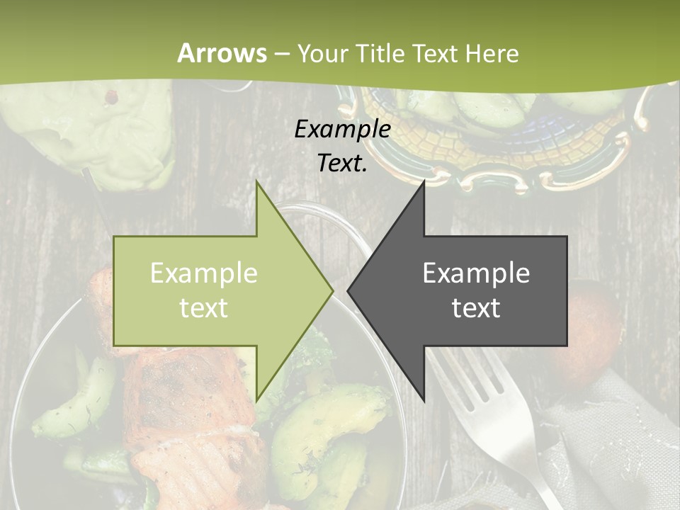 Delicacy Slice Orange PowerPoint Template