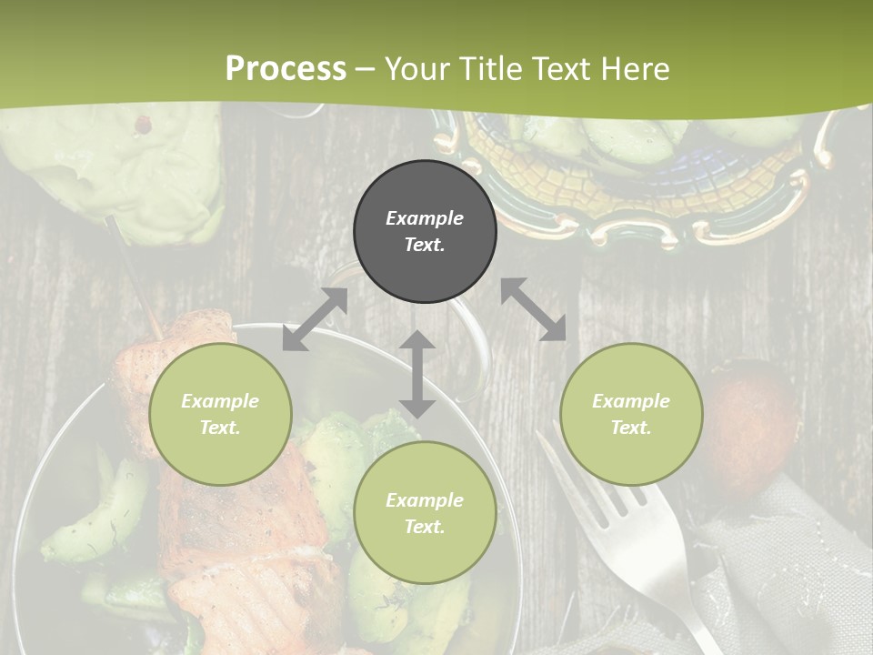 Delicacy Slice Orange PowerPoint Template