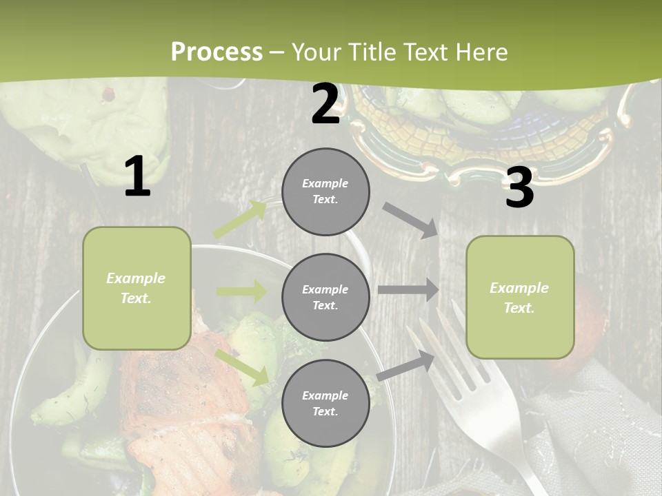 Delicacy Slice Orange PowerPoint Template
