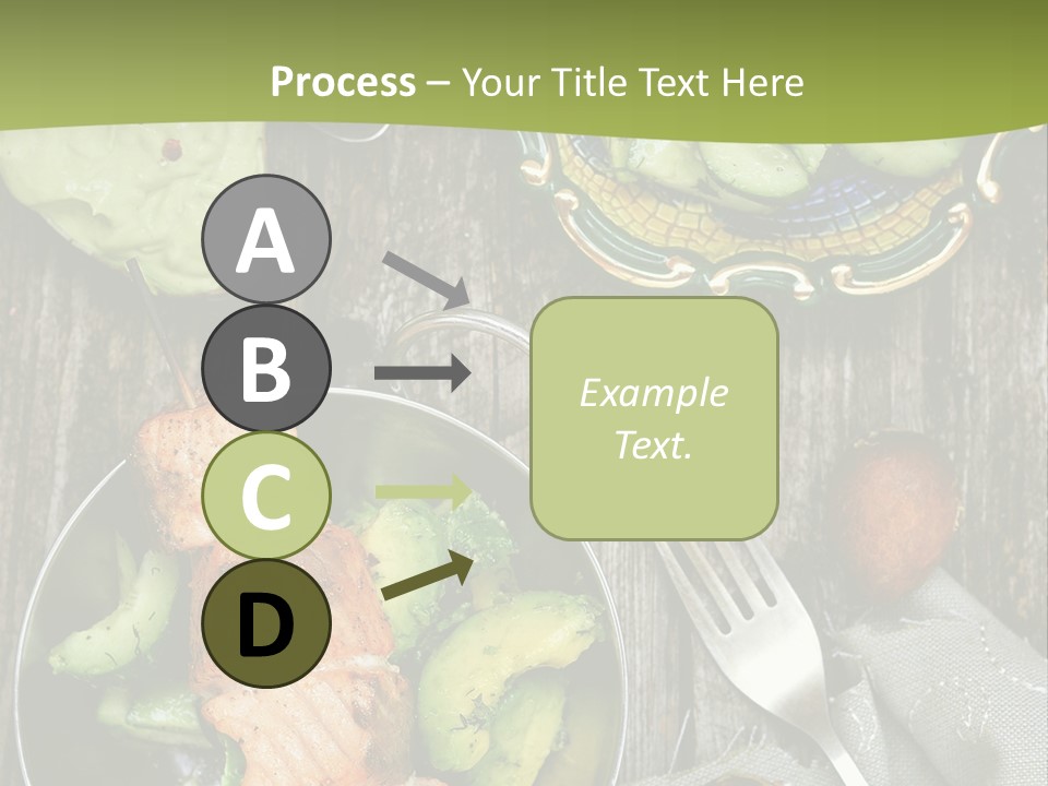 Delicacy Slice Orange PowerPoint Template