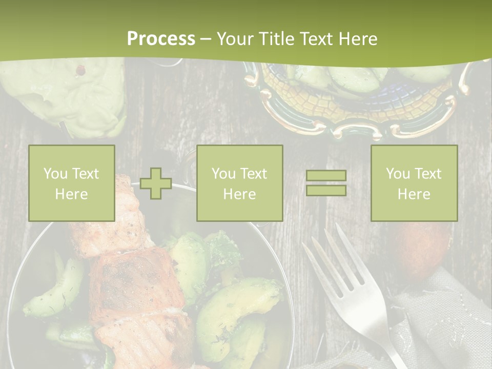 Delicacy Slice Orange PowerPoint Template