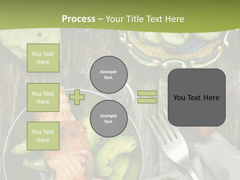 Delicacy Slice Orange PowerPoint Template