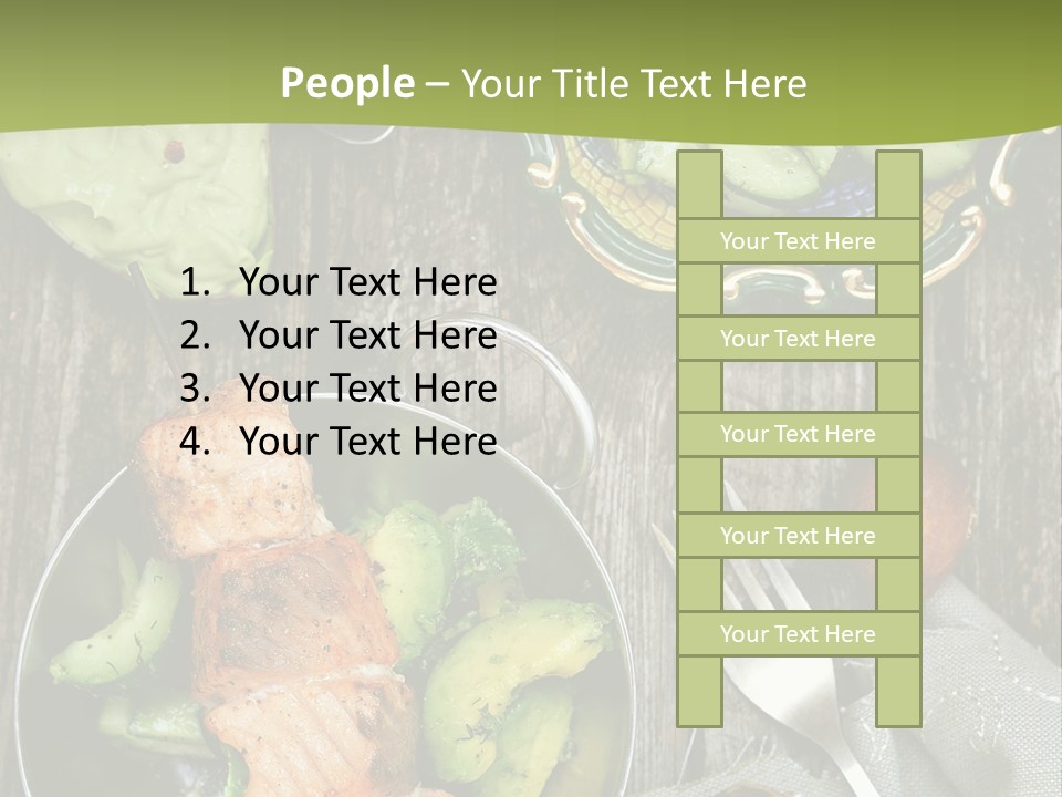 Delicacy Slice Orange PowerPoint Template
