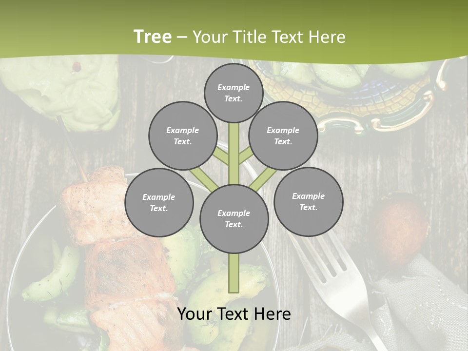 Delicacy Slice Orange PowerPoint Template