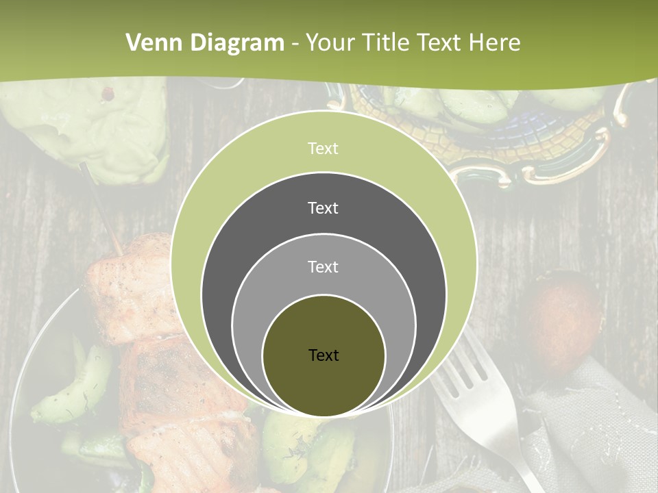 Delicacy Slice Orange PowerPoint Template
