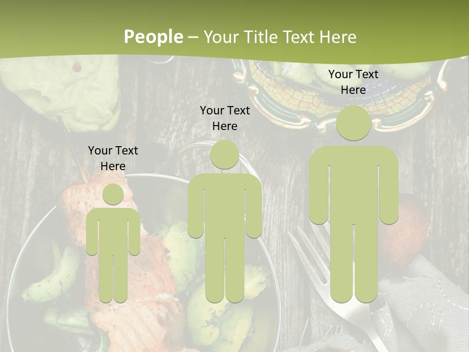 Delicacy Slice Orange PowerPoint Template