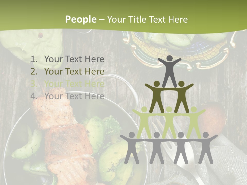 Delicacy Slice Orange PowerPoint Template