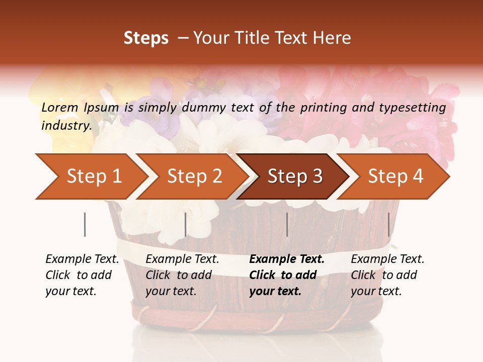 Horticulture Spring White PowerPoint Template