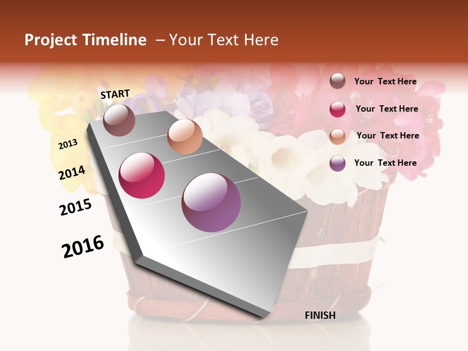 Horticulture Spring White PowerPoint Template