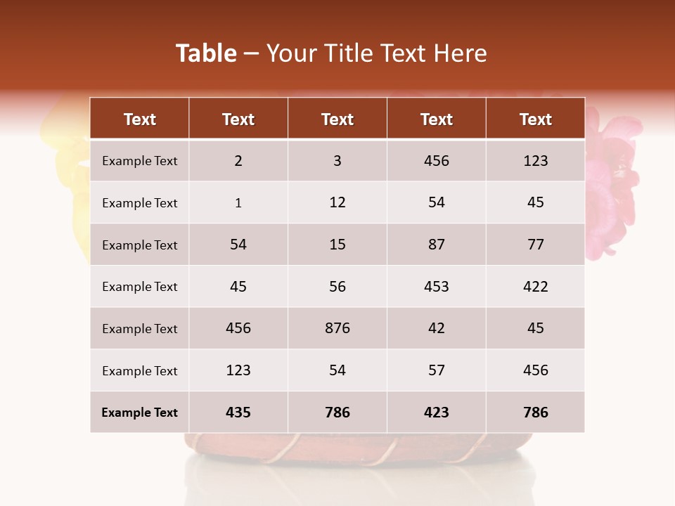 Horticulture Spring White PowerPoint Template