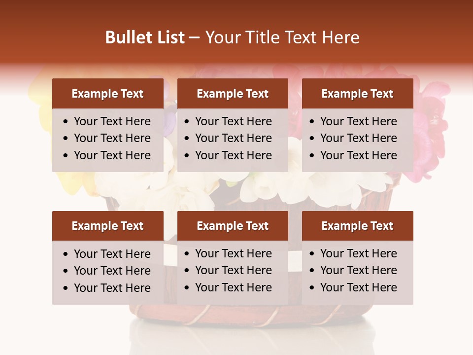 Horticulture Spring White PowerPoint Template