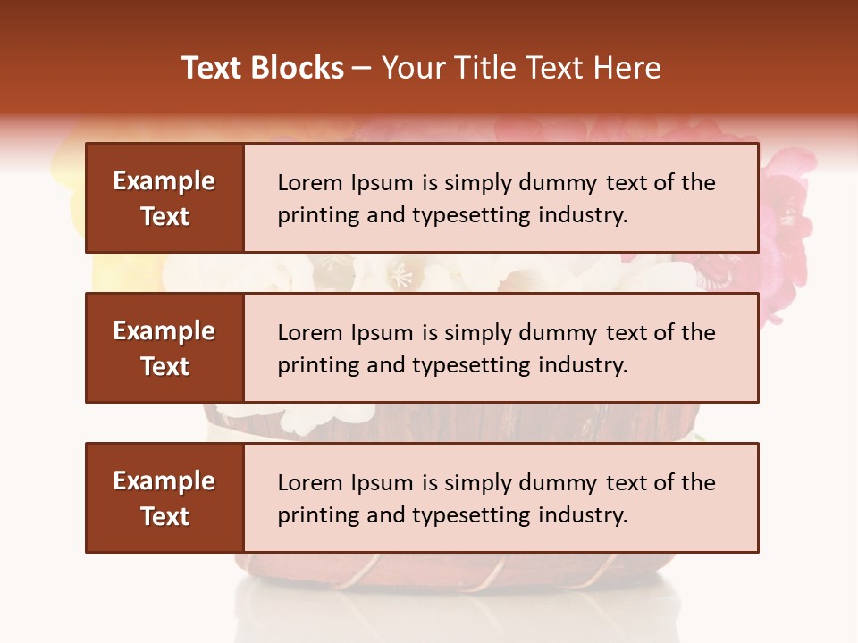 Horticulture Spring White PowerPoint Template