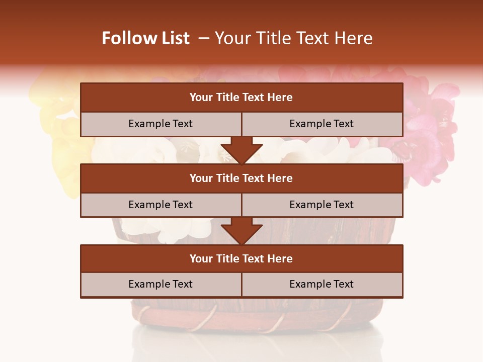 Horticulture Spring White PowerPoint Template