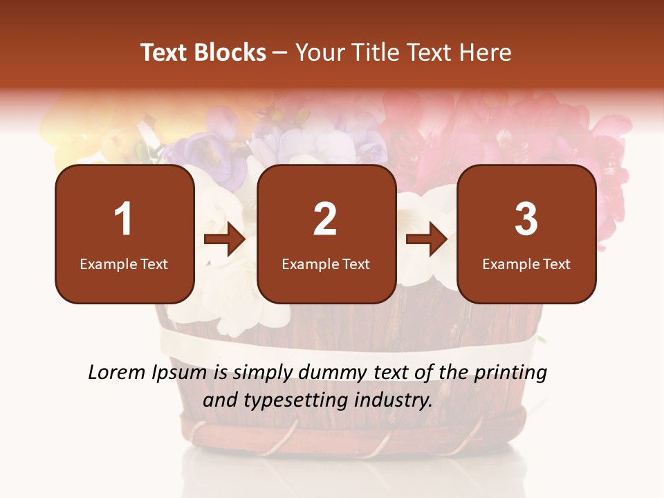 Horticulture Spring White PowerPoint Template