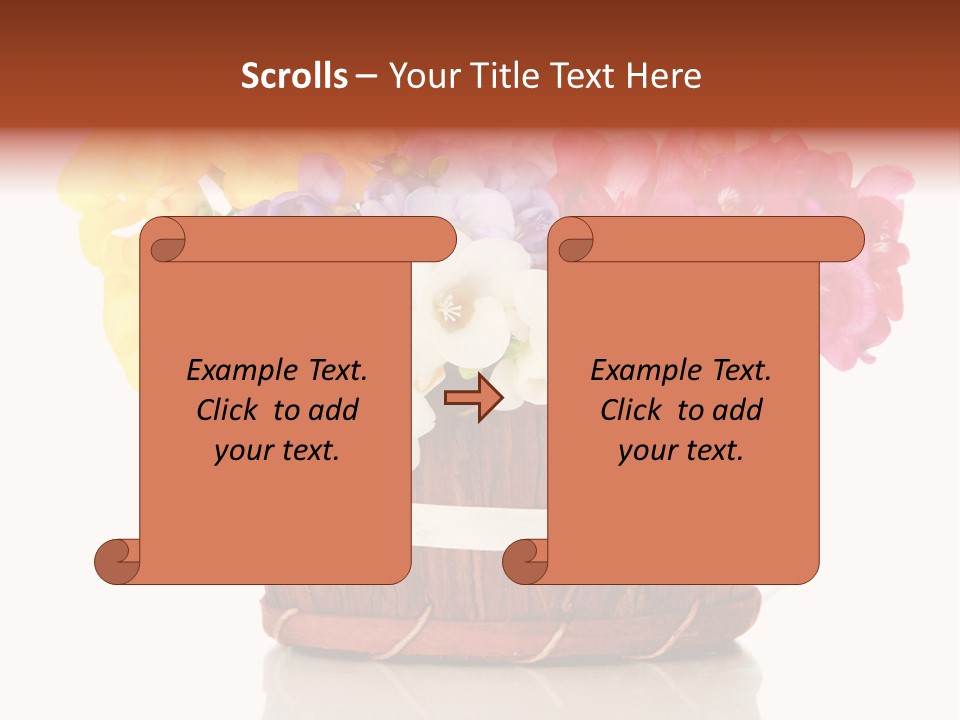 Horticulture Spring White PowerPoint Template
