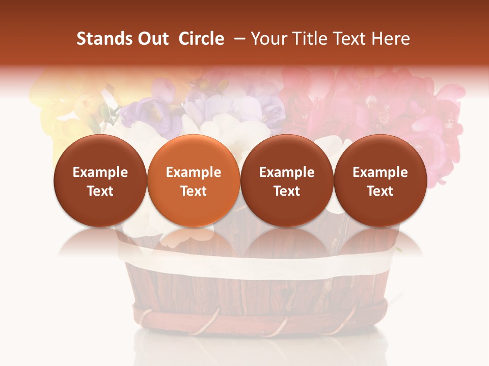 Horticulture Spring White PowerPoint Template