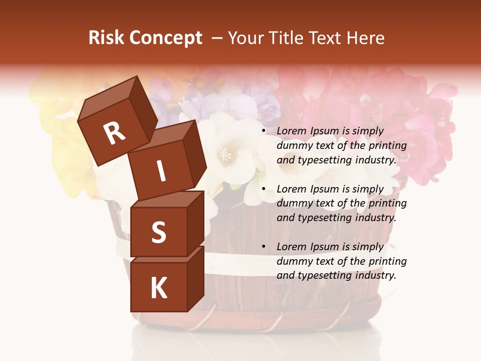 Horticulture Spring White PowerPoint Template