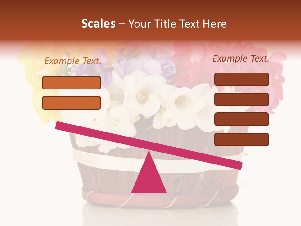 Horticulture Spring White PowerPoint Template