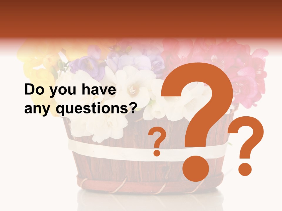 Horticulture Spring White PowerPoint Template