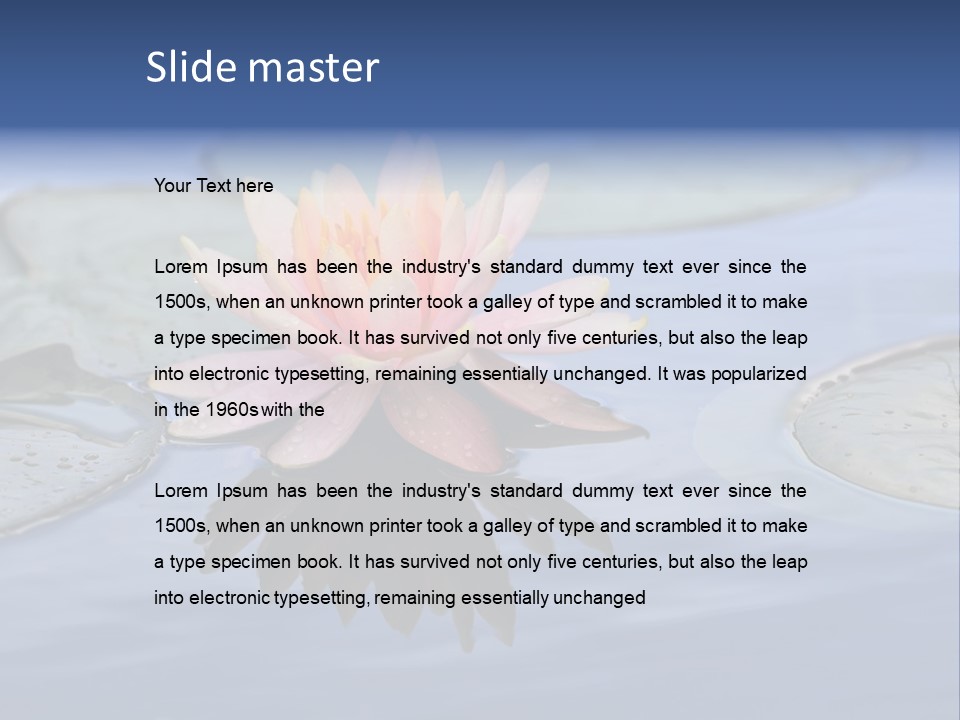 Red Colorful Peaceful PowerPoint Template