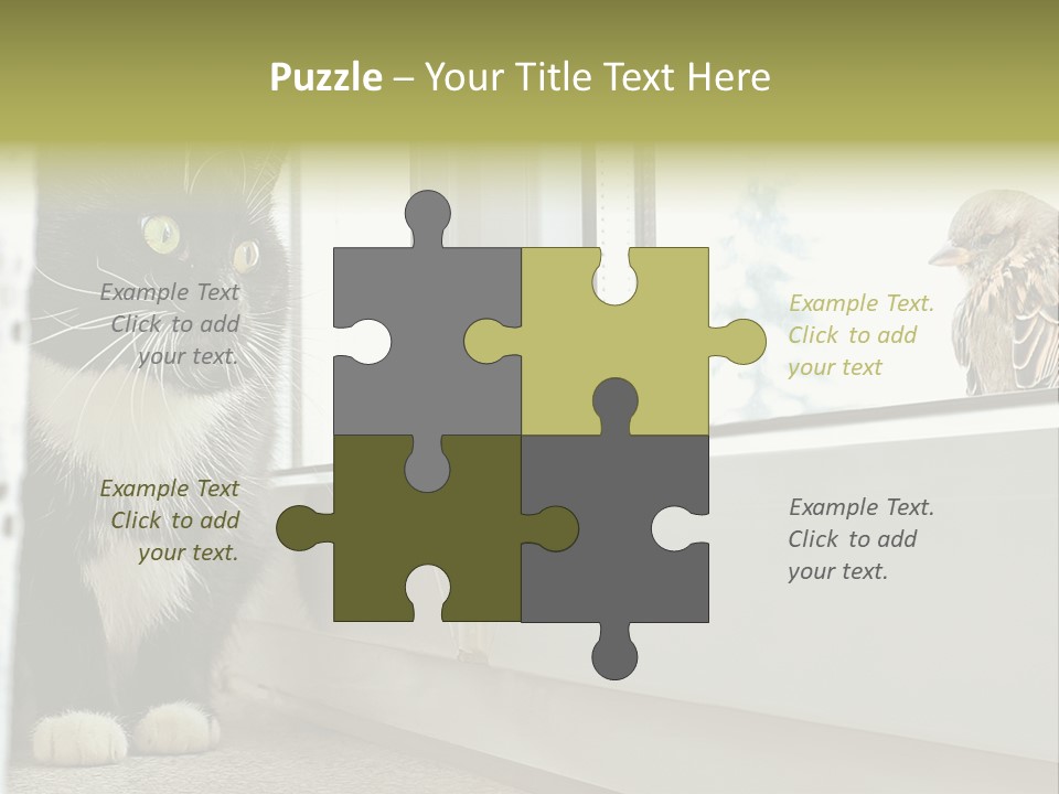 Three Expression Hypnosis PowerPoint Template