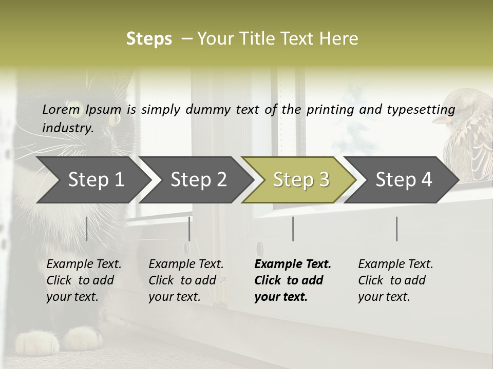 Three Expression Hypnosis PowerPoint Template
