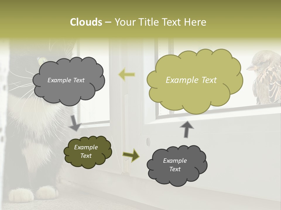Three Expression Hypnosis PowerPoint Template