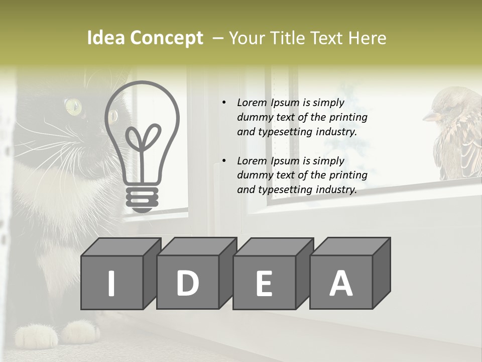 Three Expression Hypnosis PowerPoint Template