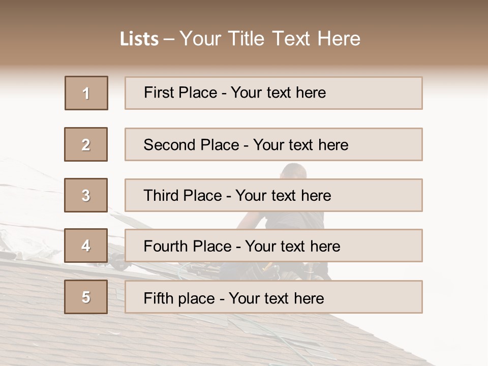 Workman Work Tool PowerPoint Template