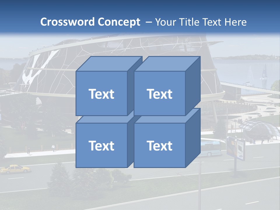 Organic D Model Structure PowerPoint Template