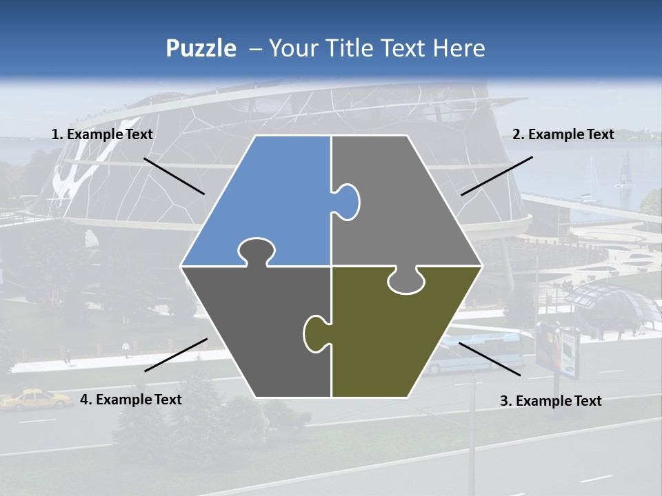 Organic D Model Structure PowerPoint Template