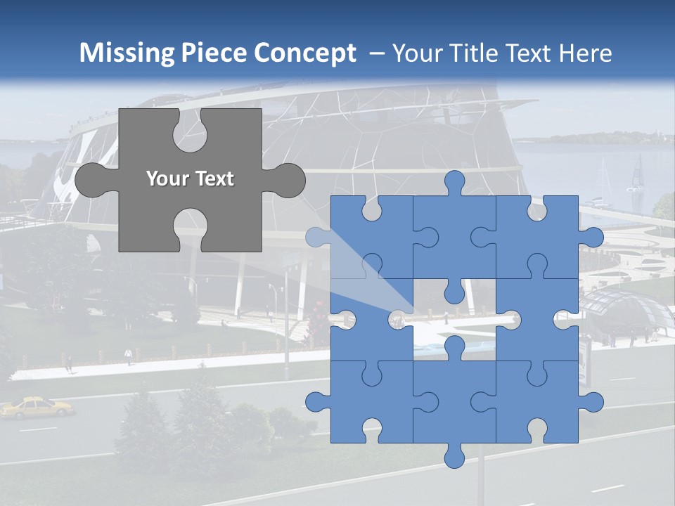 Organic D Model Structure PowerPoint Template